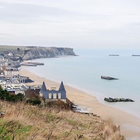 Le Joffre - Studio Sur La Digue En Centre Ville Arromanches-les-Bains Luaran gambar