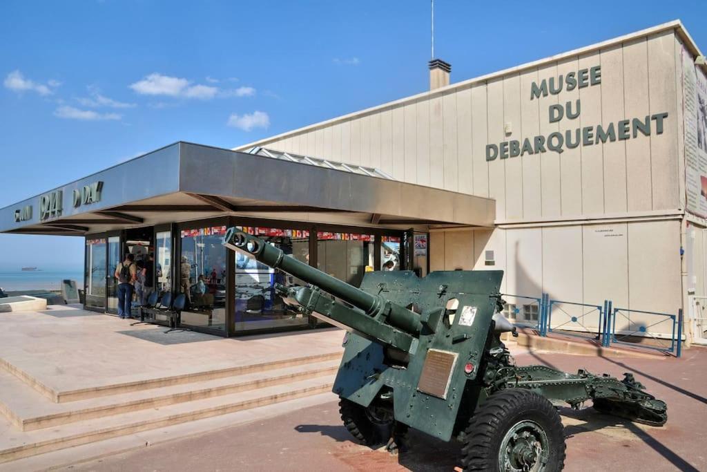 Le Joffre - Studio Sur La Digue En Centre Ville Arromanches-les-Bains Luaran gambar